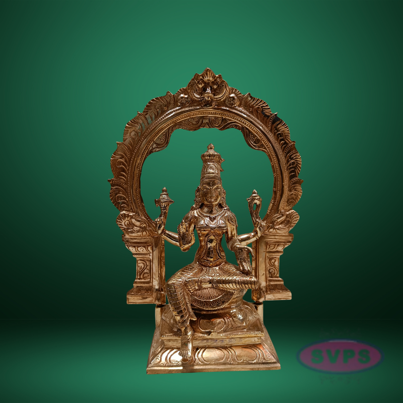Panchaloham Goddess Bhuvaneshwari With Arch