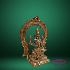 Panchaloham Goddess Bhuvaneshwari With Arch