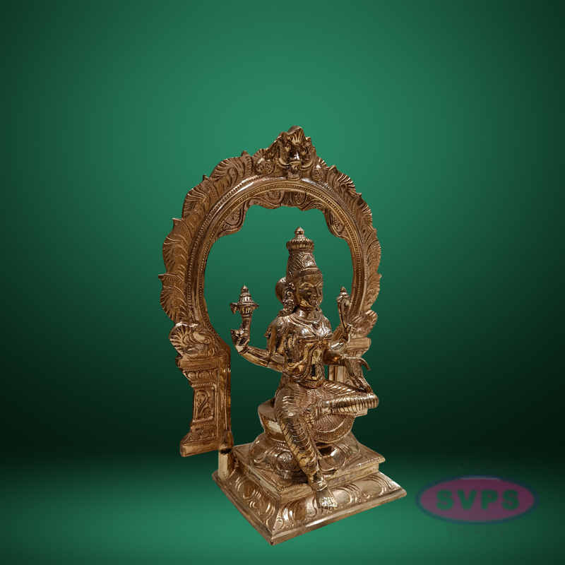 Panchaloham Goddess Bhuvaneshwari With Arch