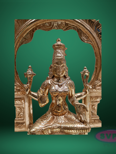 Panchaloham Goddess Bhuvaneshwari With Arch