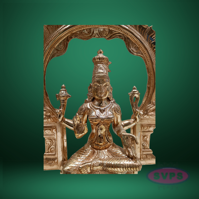 Panchaloham Goddess Bhuvaneshwari With Arch