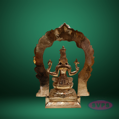 Panchaloham Goddess Bhuvaneshwari With Arch