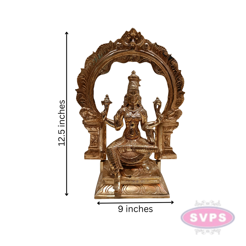 Panchaloham Goddess Bhuvaneshwari With Arch