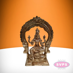 Panchaloham Goddess Bhuvaneshvari Handmade / 10 Inches