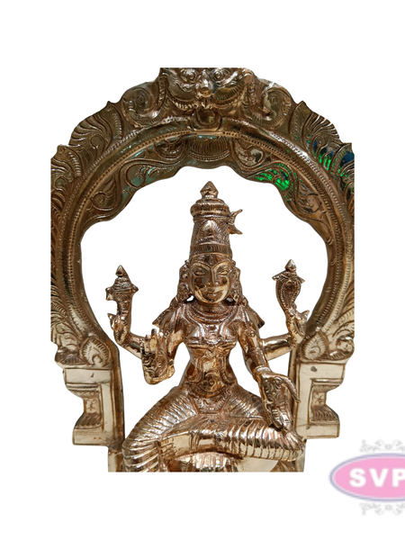 Panchaloham Goddess Bhuvaneshvari Handmade / 10 Inches