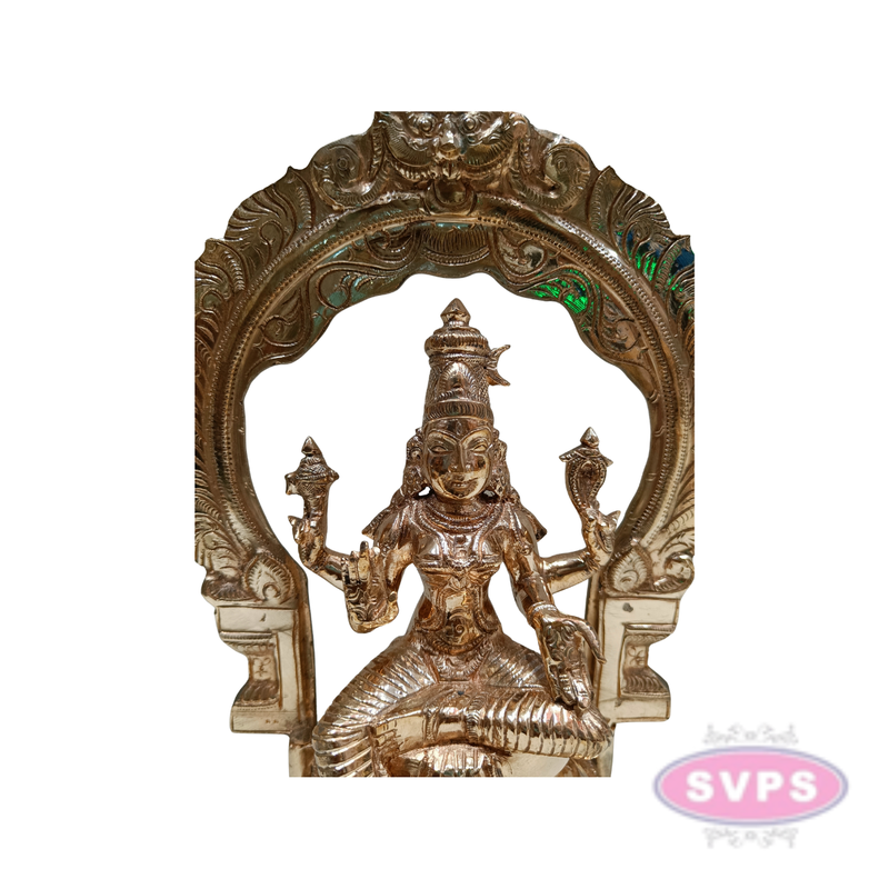 Panchaloham Goddess Bhuvaneshvari Handmade / 10 Inches