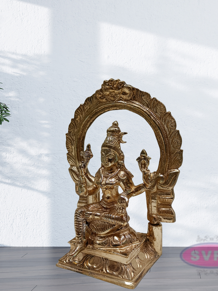 Panchaloham Bhuvaneshwari Amman With Arch / 6 Inches