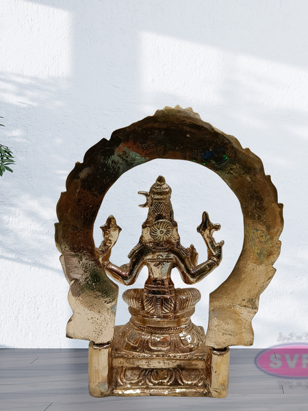 Panchaloham Bhuvaneshwari Amman With Arch / 6 Inches