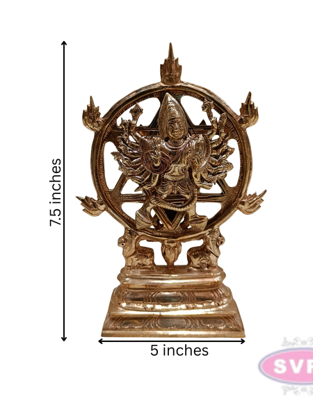 Panchaloham Sudharashna Chakara Chakrathazhwar Statue