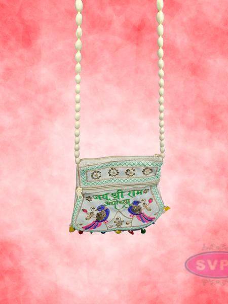 Parrot Embroidery Sling Bag
