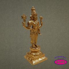 Sri Perumal Panchaloha Idol 12 Inches – Authentic Panchalogham Murti for Pooja