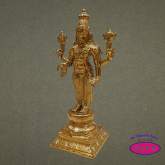 Sri Perumal Panchaloha Idol 12 Inches – Authentic Panchalogham Murti for Pooja