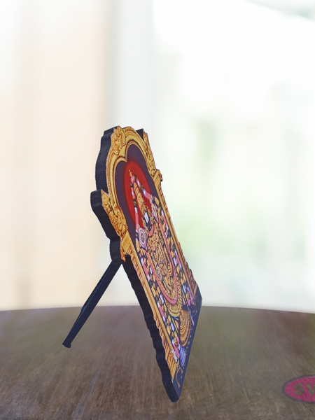 Wooden Sri Balaji Table Stand / Wall Hanging Photo Cutout