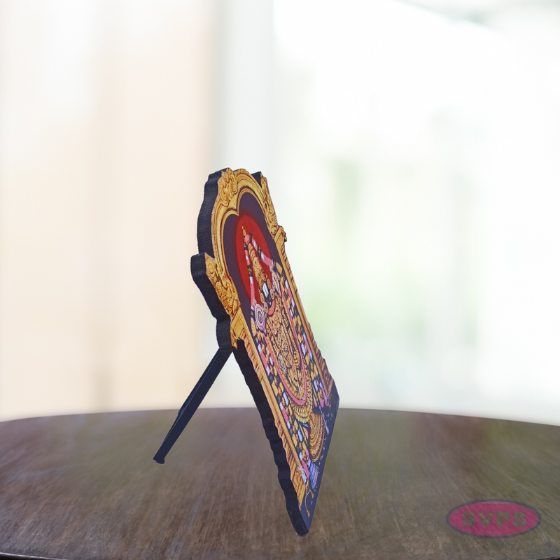 Wooden Sri Balaji Table Stand / Wall Hanging Photo Cutout