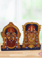 Wooden Sri Balaji With Padmavathi Thayar  Table Stand / Wall Hanging Photo Cutout
