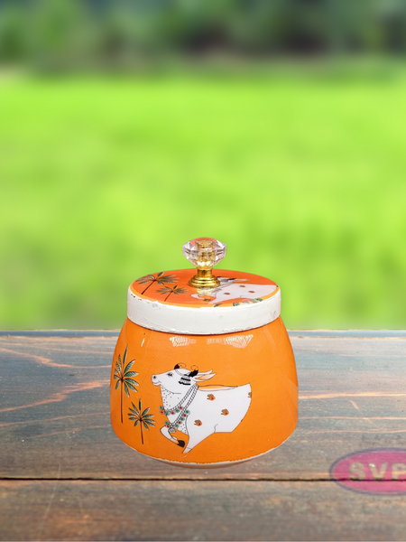 Pichwai Dry Fruit Jar