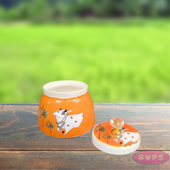 Pichwai Dry Fruit Jar