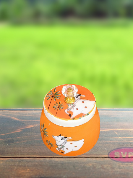 Pichwai Dry Fruit Jar