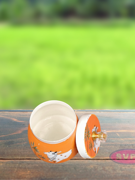 Pichwai Dry Fruit Jar