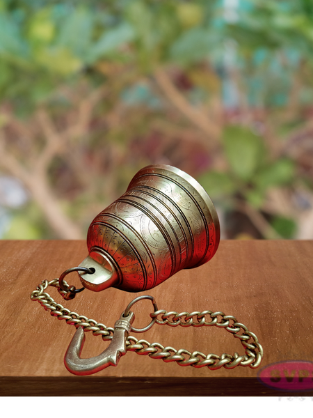 Brass Temple Pooja Bell Hanging Big