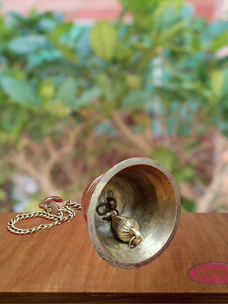 Brass Temple Pooja Bell Hanging Big