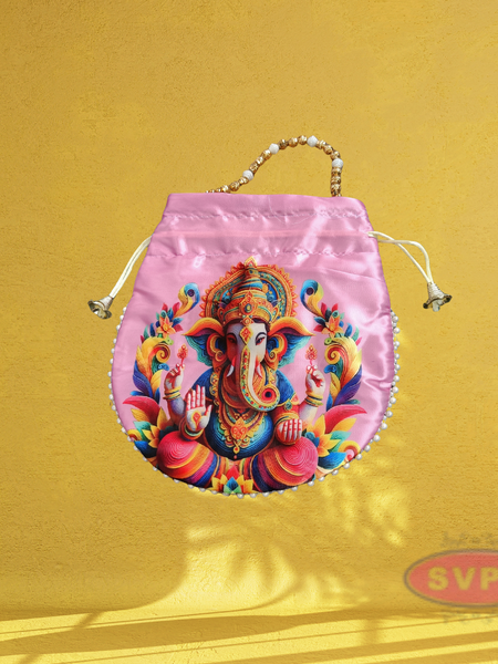 Potil Bags With Beads Handle / Return Gifts
