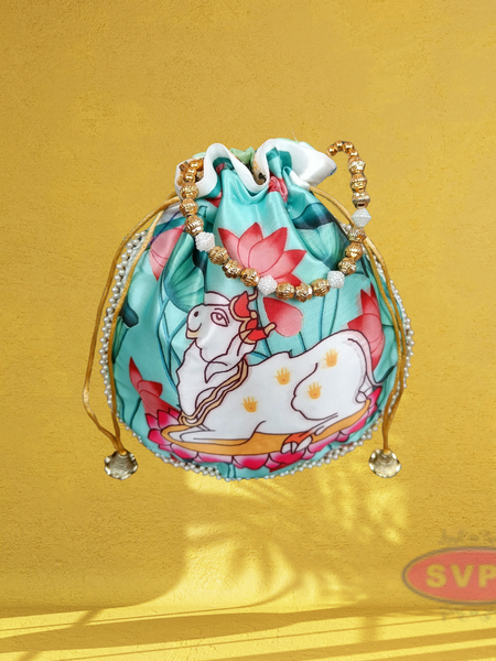 Potil Bags With Beads Handle / Return Gifts