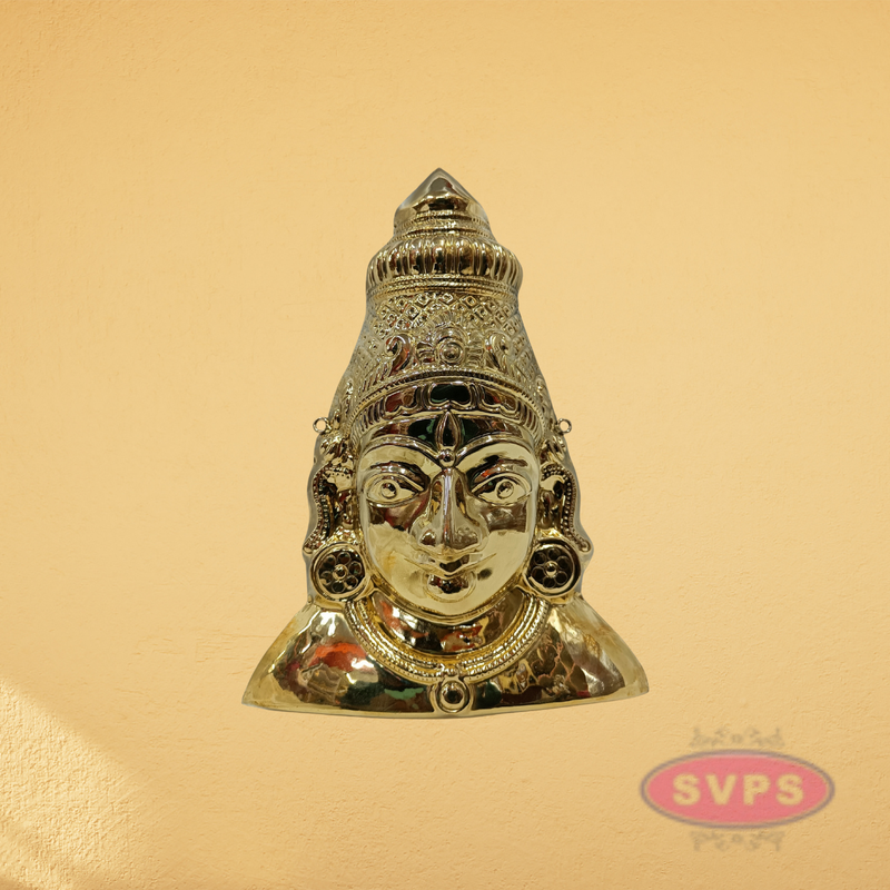Pure Brass Amman Mugam / Face