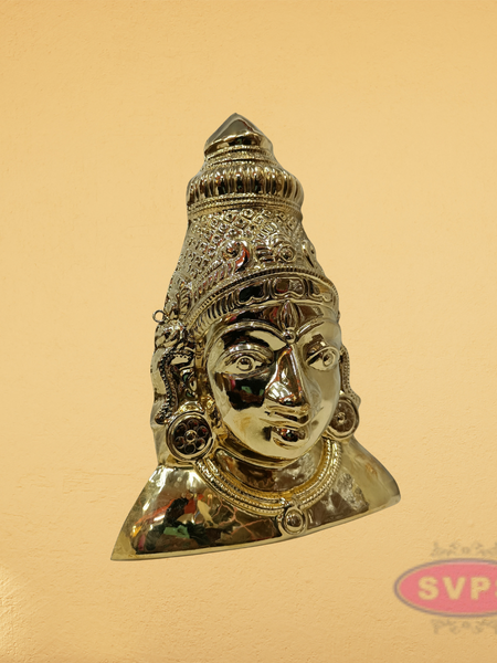 Pure Brass Amman Mugam / Face
