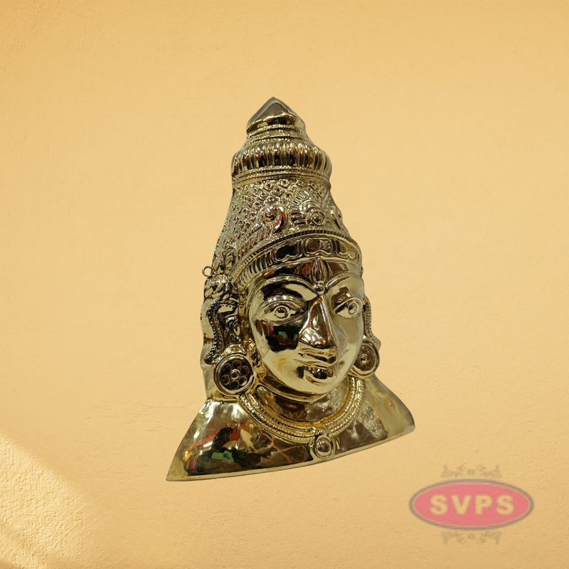 Pure Brass Amman Mugam / Face