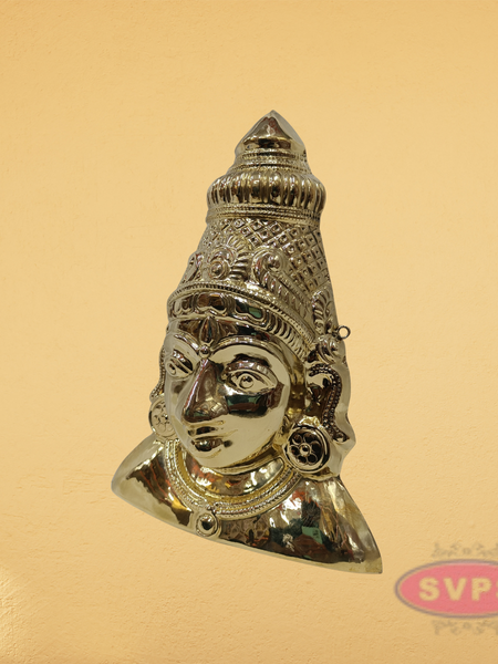 Pure Brass Amman Mugam / Face