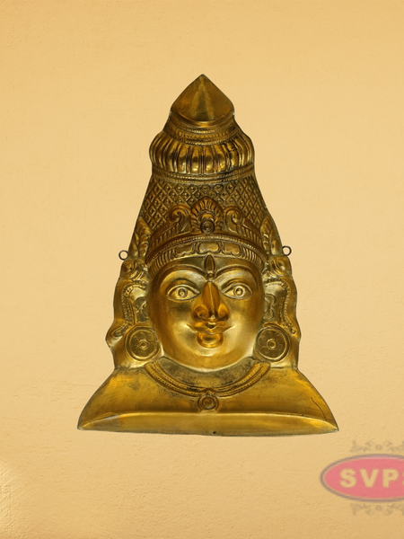 Pure Brass Amman Mugam / Face