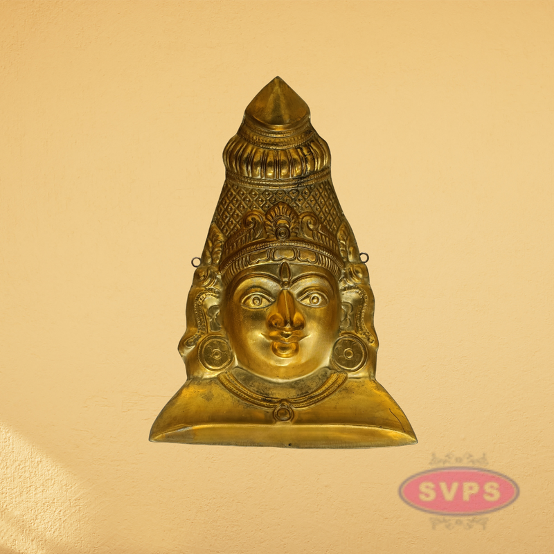 Pure Brass Amman Mugam / Face