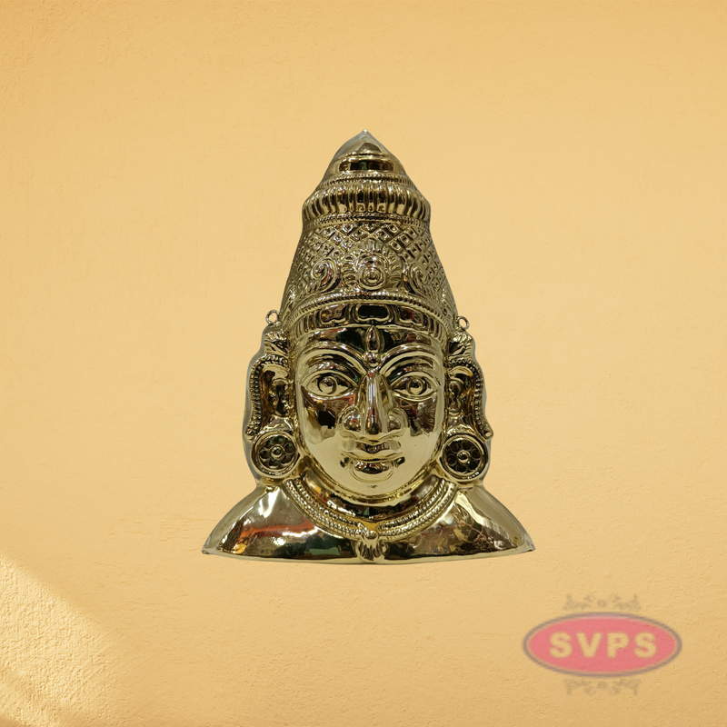 Pure Brass Amman Mugam / Face