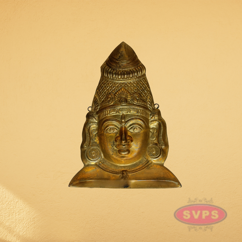 Pure Brass Amman Mugam / Face