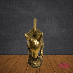 Brass Mouse Figurine – Lord Ganesha Vahana Statue