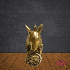 Brass Mouse Figurine – Lord Ganesha Vahana Statue