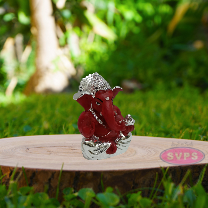 Resin Ganaphy Idol Gold / Silver Coated / Car Dashboard / Office Desk