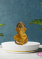 Resin Ganesh Gold / Silver Coated Statue For Car Dashboard