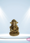 Resin Ganesha With Laddu  Gold / Silver Coated