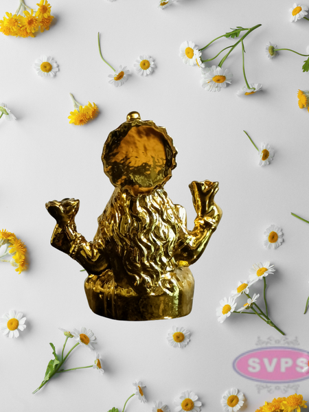 Resin Lakshmi Gold Coated Idol / Home/ Car Dashboard/ Office Desk