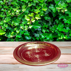 Brass Pooja Plate- Ring Design
