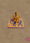 Rangoli / Kolam / Mugulu Wooden Stand For Deity / Lamp Decoration / Return Gift / 3*3 Inches