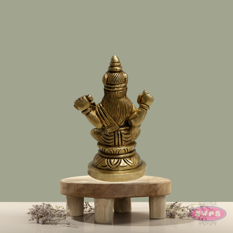 Decorative Brass Saraswati for Diwali & Gifting