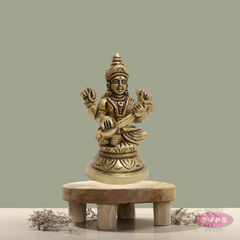 Decorative Brass Saraswati for Diwali & Gifting