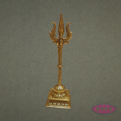 Antique Finish Brass Soolam – Temple Pooja Accessory