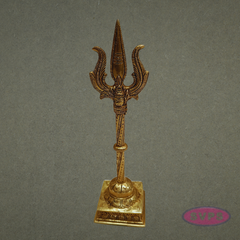 Antique Finish Brass Soolam – Temple Pooja Accessory