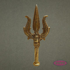 Antique Finish Brass Soolam – Temple Pooja Accessory