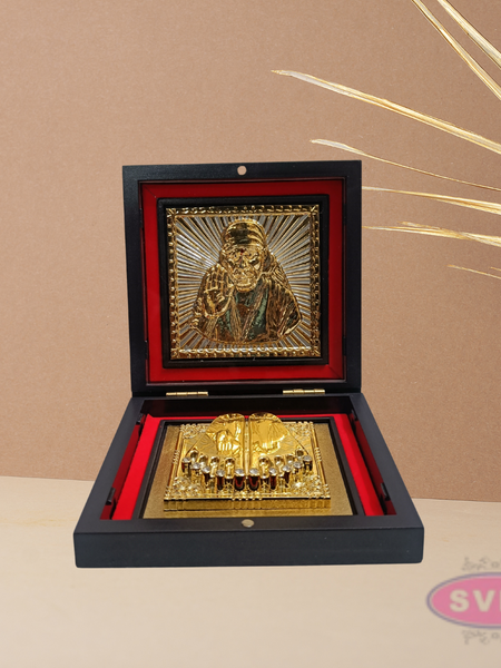 Gold Plated Sri Sai baba Gift Box
