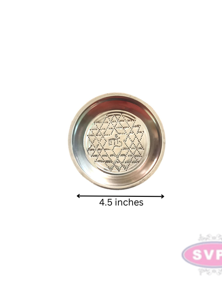 Stainless Steel / Sri Aishwarya Chakram Design Kolam Plate